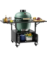 Streamdale Furniture Grill Table for Big Green Egg & Kamado Joe Jr