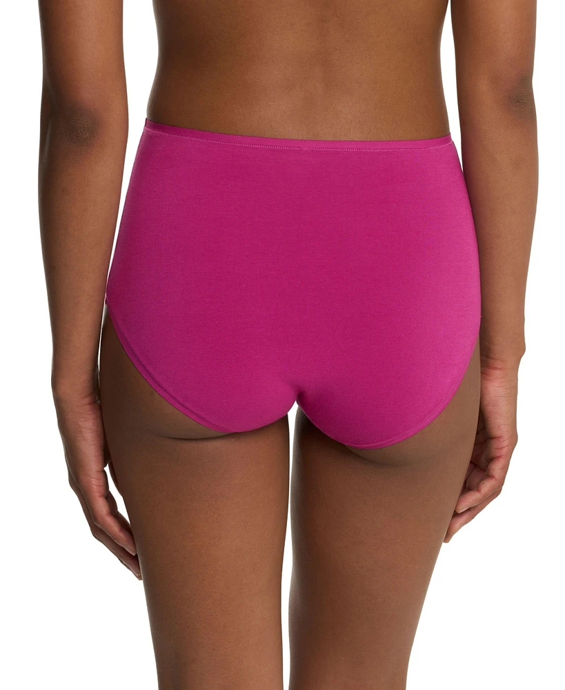 Natori Women's Bliss Bare Cotton High Waist Brief