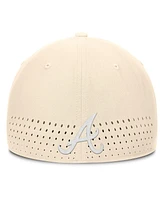 Nike Men's Cream Atlanta Braves Rise Performance Flex Hat