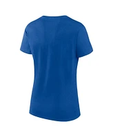 Fanatics Women's Royal New York Giants Start to Finish T-Shirt and Shorts Combo Pack