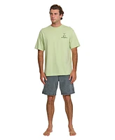 Quiksilver Waterman Men's Core Fisherman Screen T-Shirt