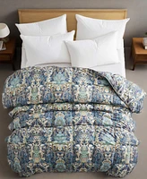 Unikome Printed All Season White Goose Feather Fiber Comforter