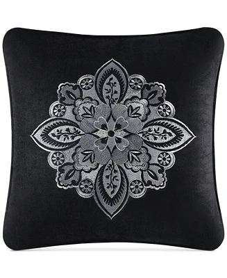 J Queen New York Guiliana Embroidered Decorative Pillow, 18" x 18"