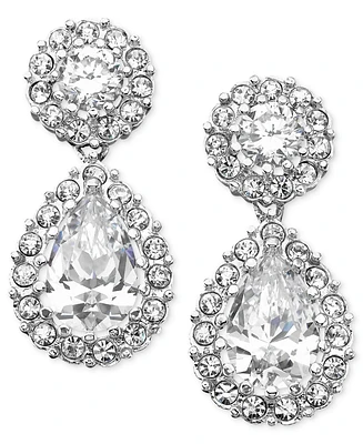 Eliot Danori Cubic Zirconia Pear Drop Earrings, Created for Macy's