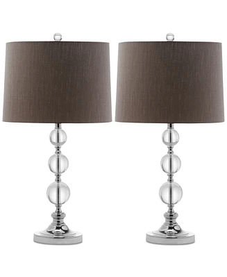 Safavieh Set of 2 Keeva Crystal Ball Table Lamps