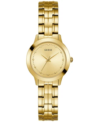 Guess Women's Gold-Tone Stainless Steel Bracelet Watch 30mm