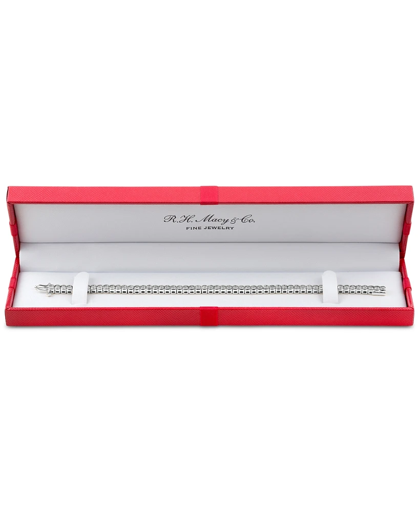 Diamond Illusion Tennis Bracelet (1/2 ct. t.w.) in Sterling Silver (Also available in Yellow or Rose Gold Over Silver)
