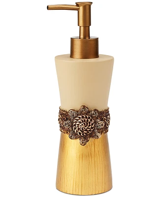 Avanti Braided Medallion Colorblocked Soap/Lotion Dispenser