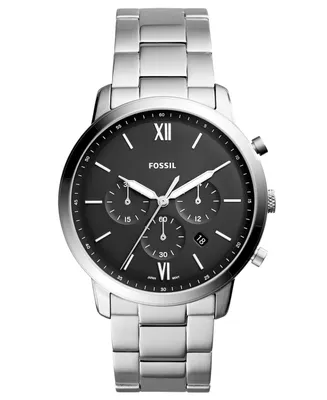 Fossil Men's Neutra Chronograph Stainless Steel Bracelet Watch 44mm