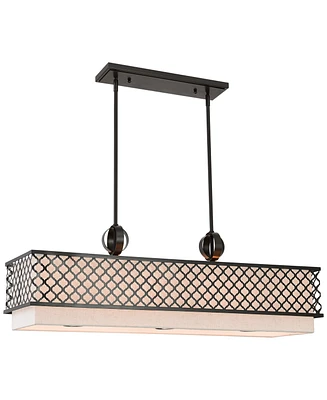 Livex Arabesque 9-Light Linear Chandelier