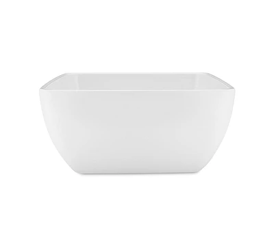 Q Squared Diamond Square 10.5" Melamine Serving Bowl