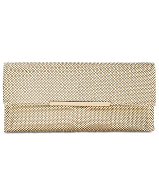 I.n.c. International Concepts Hether Shiny Mesh Clutch, Exclusively at Macy's