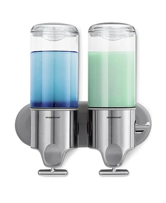 simplehuman Double Wall Mount Pump Shower Soap Dispenser