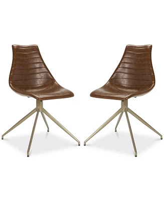 Abbe Faux Leather Dining Chair (Set Of 2)