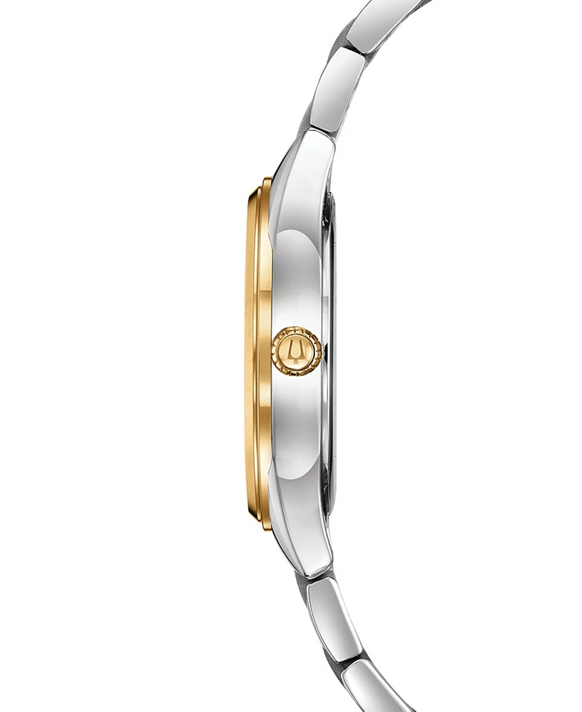 Bulova Women's Sutton Diamond-Accent Two-Tone Stainless Steel Bracelet Watch 32.5mm