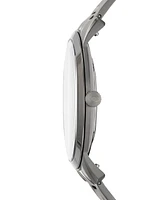 Fossil Men's Minimalist Smoke Stainless Steel Bracelet Watch 44mm