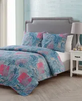 Vcny Home Ava Paisley 3-Pc. Quilt Set