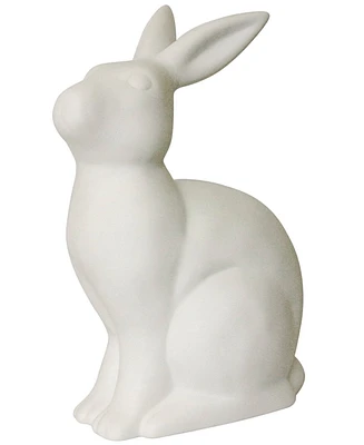 Simple Designs Porcelain Bunny Rabbit Shaped Animal Light Table Lamp