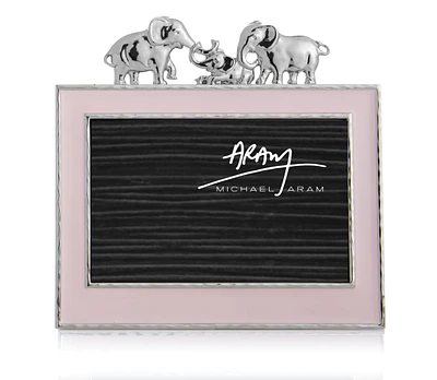 Michael Aram Elephant 4x6" Pink Frame