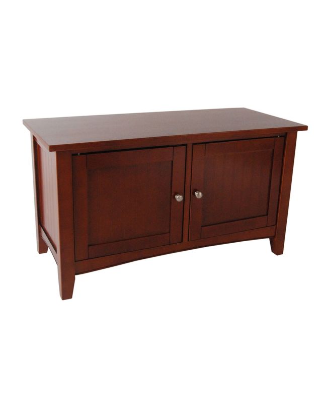 Shaker Cottage Storage Cabinet Bench, Cherry