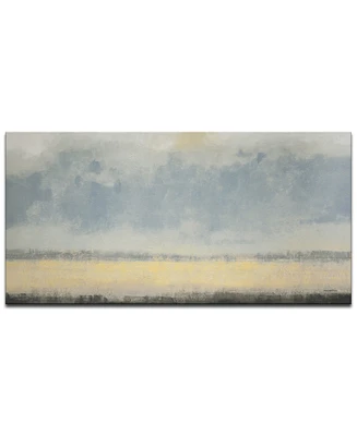 Ready2HangArt, 'Beach Breeze' Seascape Abstract Canvas Wall Art, 30x60"