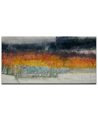Ready2HangArt, 'Fields' Abstract Canvas Wall Art, 18x36"