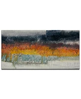 Ready2HangArt, 'Fields' Abstract Canvas Wall Art, 18x36"