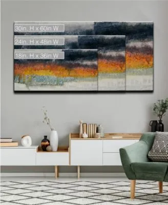 Ready2hangart Fields Abstract Canvas Wall Art Collection