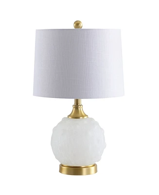 Jonathan Y Ilsa 22" Dotted Glass,Metal Led Table Lamp
