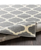 Livabliss Horizon Hrz-1001 Medium Gray 7'10" Round Area Rug