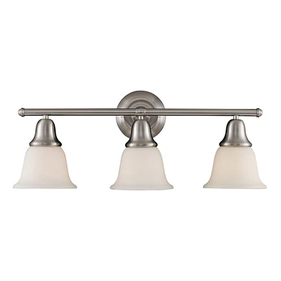 Berwick 3-Light Sconce in Brushed Nickel