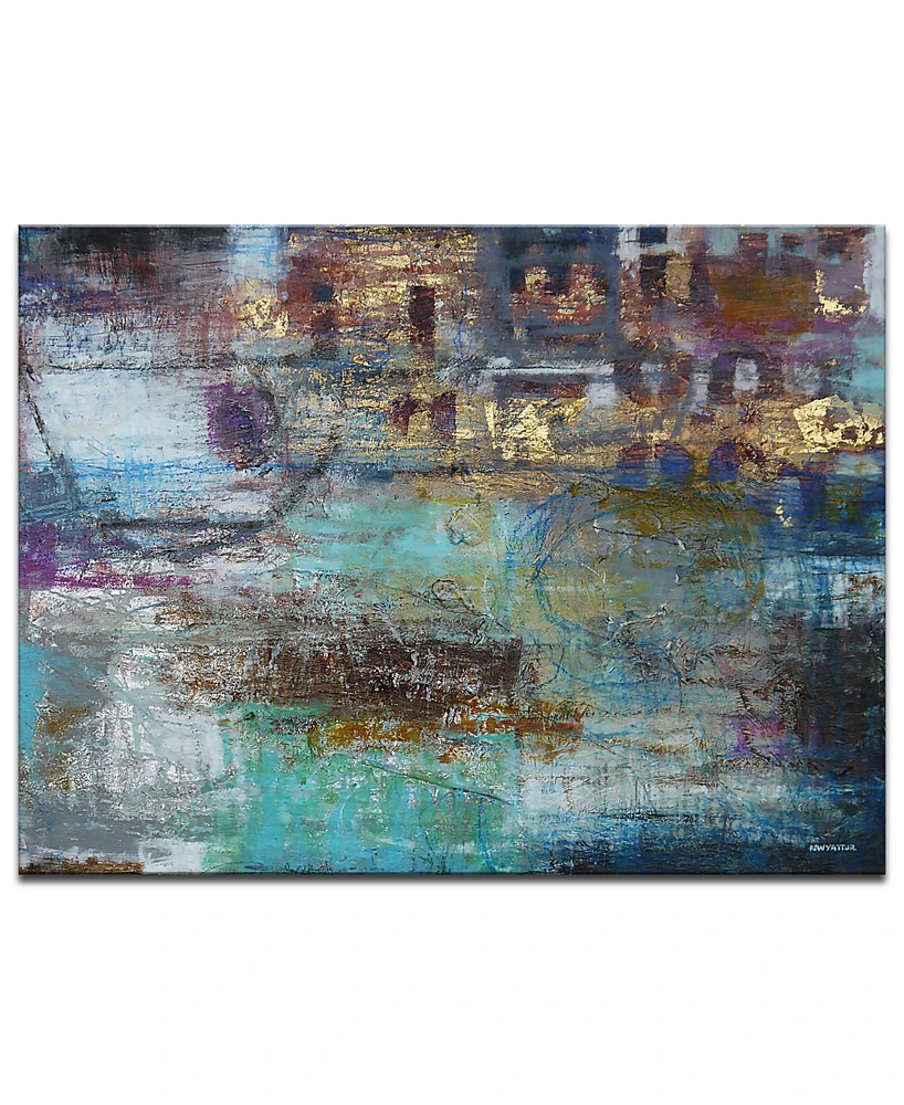 Ready2HangArt 'Beauty' Abstract Canvas Wall Art, 30x40"