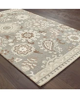 Oriental Weavers Craft 93003 Gray/Sand 2'6" x 8' Runner Area Rug