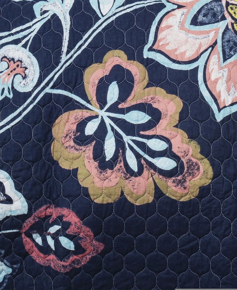 Lush Decor Aster 3-Pc. Quilt Set, King