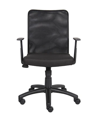 Boss Office Products Budget Mesh Task Chair W/ T-Arms