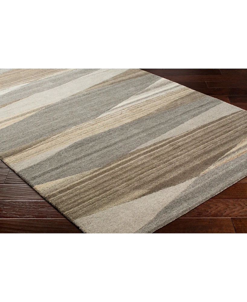 Livabliss Forum Fm-7211 Dark Brown 7'6" x 9'6" Area Rug
