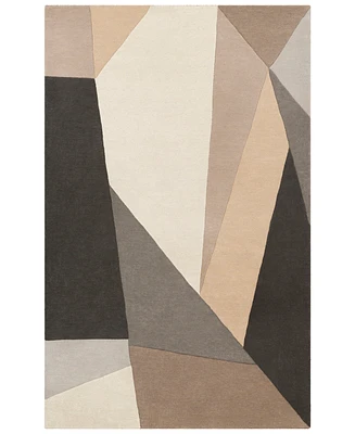 Livabliss Forum Fm-7225 Charcoal 5' x 8' Area Rug
