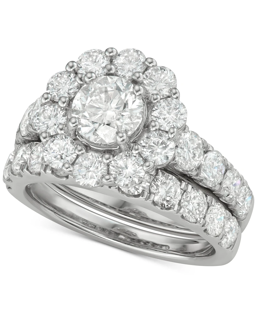 Certified Diamond Bridal Set (4 ct. t.w.) 18k White, Yellow or Rose Gold