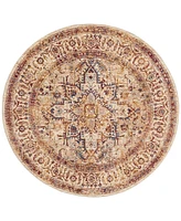 Mink Home Taza Heriz 5' Round Area Rug