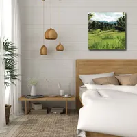 Courtside Market Mountain Moment I Gallery-Wrapped Canvas Wall Art - 16" x 16"
