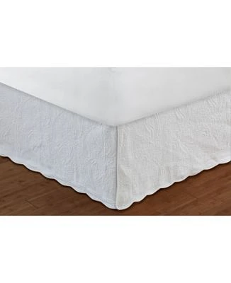 Greenland Home Fashions Paisley Quilted 18 Drop Bed Skirts