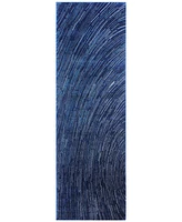 Bashian Medley 5468 Dark Blue 2'6" x 8' Runner Area Rug