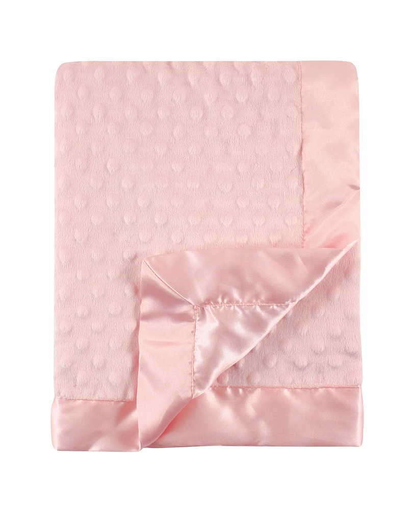 Hudson Baby Girls Plush Mink Blanket