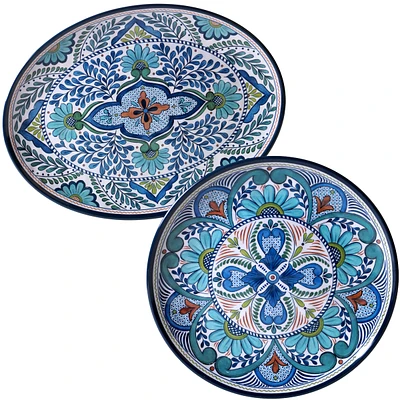 Certified International Talavera 2-Pc. Melamine Platter Set