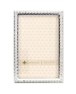 Lawrence Frames Silver Metal Hammer Effect - 4" x 6"