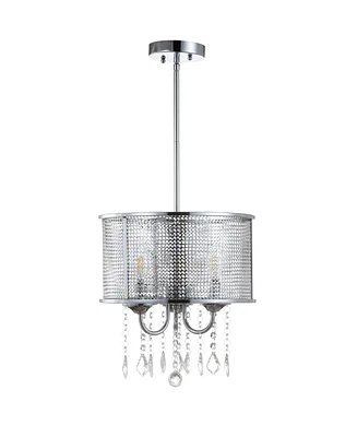 Jonathan Y Avah 13" Adjustable Led Drop Pendant