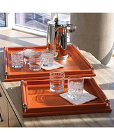 Global Views Wrapped Handle Tray Small