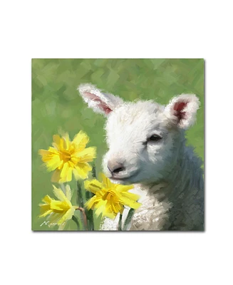 The Macneil Studio 'Easter Lamb' Canvas Art - 14" x 14"