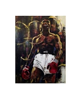 Gregg Degroat 'Muhammad Ali' Canvas Art - 18" x 24"