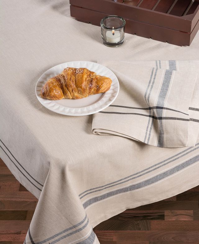French Stripe Tablecloth 60" x 104"